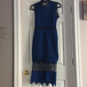 BEAUTIFUL blue lace dress